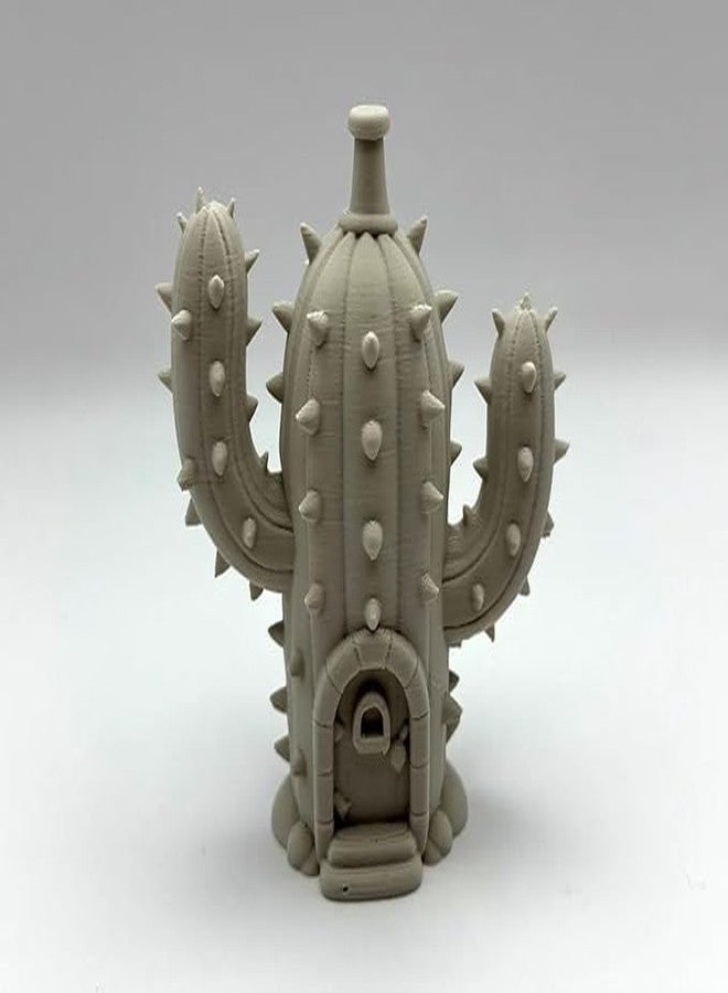 3D CRAFT Cactus Fairy House - Whimsical Miniature Desert Home | Fairy Garden, Terrarium Decor & Magical Collectible - Image 5
